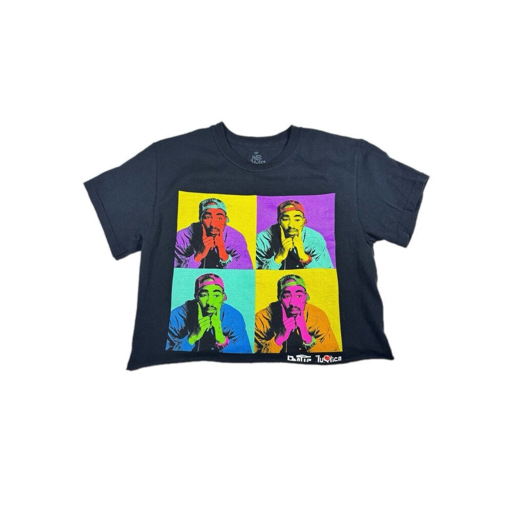 Poetiv Justice Tupac Cropped Tee Shirt Women’s XS